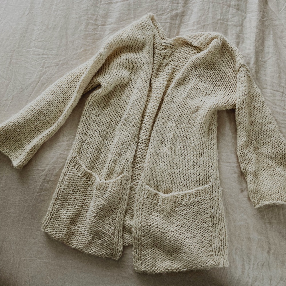 Incredible Ulla Johnson Aurelia Cardigan Sweater Oversized Alpaca Handknit S